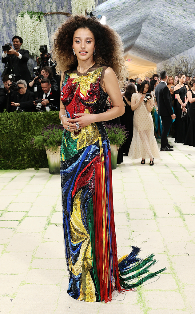 Chase Infiniti arrives at Met Gala 2026 red carpet