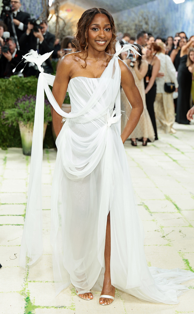 Ayo Edebiri arrives at Met Gala 2026 red carpet