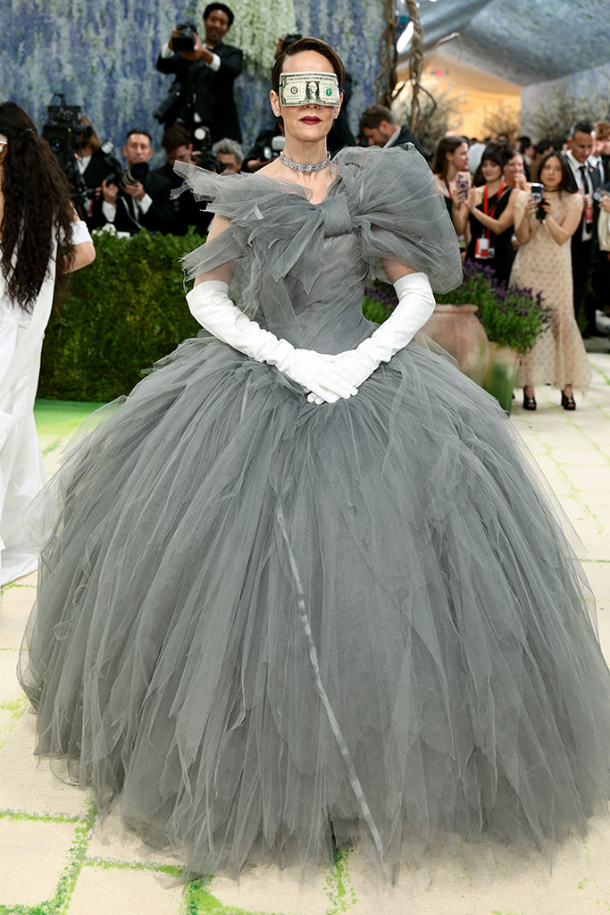 Sarah Paulson arrives at Met Gala 2026 red carpet