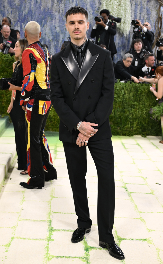 Romeo Beckham arrives at Met Gala 2026 red carpet