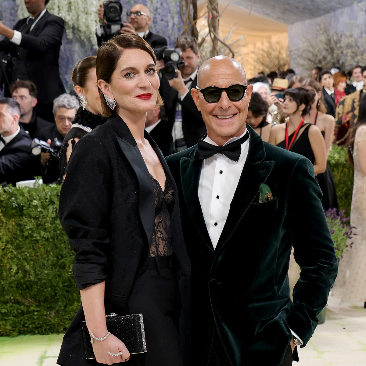 Emily Blunt Third Wheels Stanley Tucci, Felicity Blunt's Met Gala Date