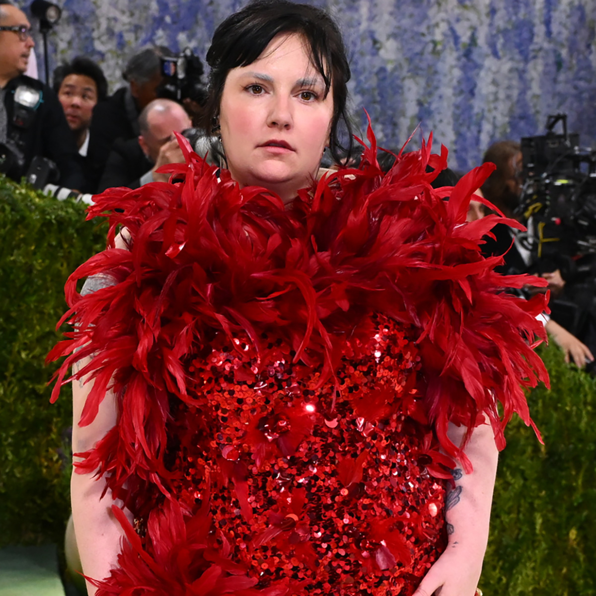 Lena Dunham's Met Gala 2026 Look Was Inspired by Blood-Spattered Art