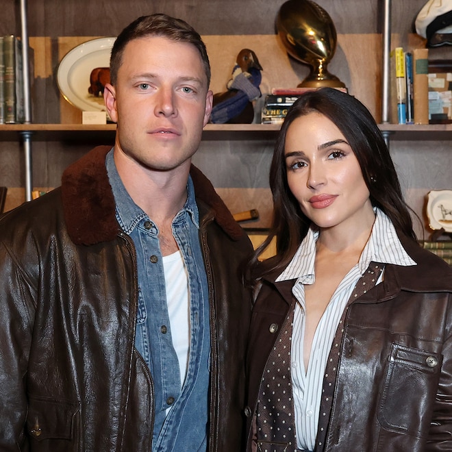 Christian McCaffrey and Olivia Culpo