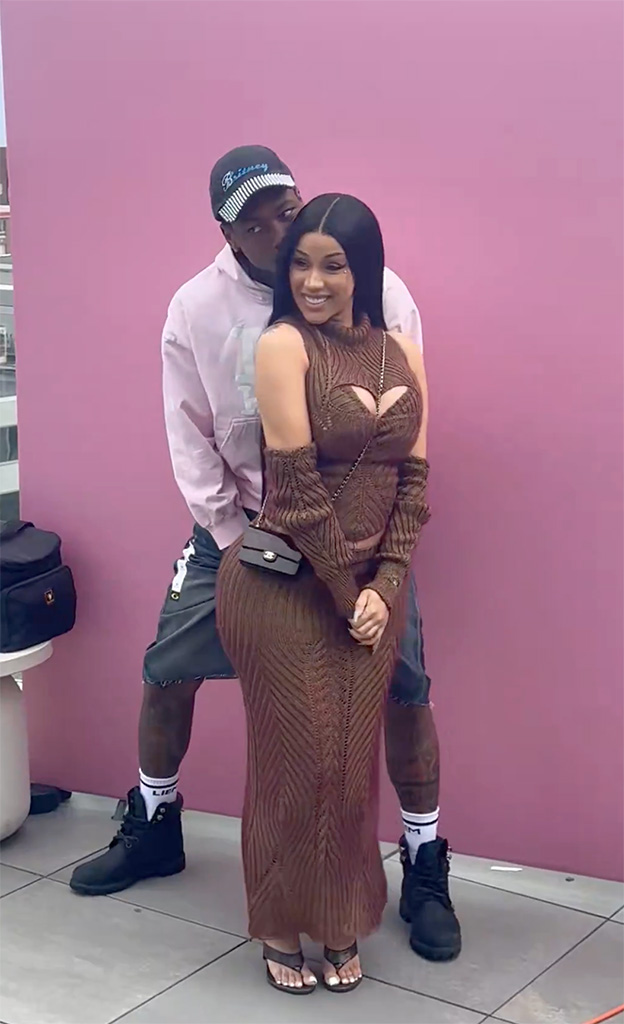 Cardi B, Stefon Diggs Reunite at Mother's Day Event