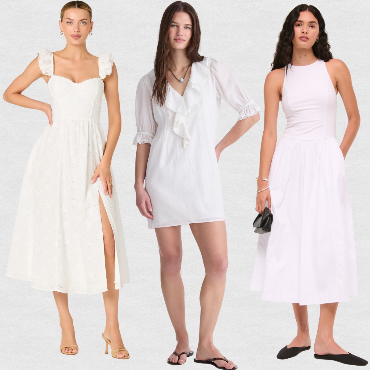The Best White Dresses on Sale for Summer Amazon, Quince & J.Crew