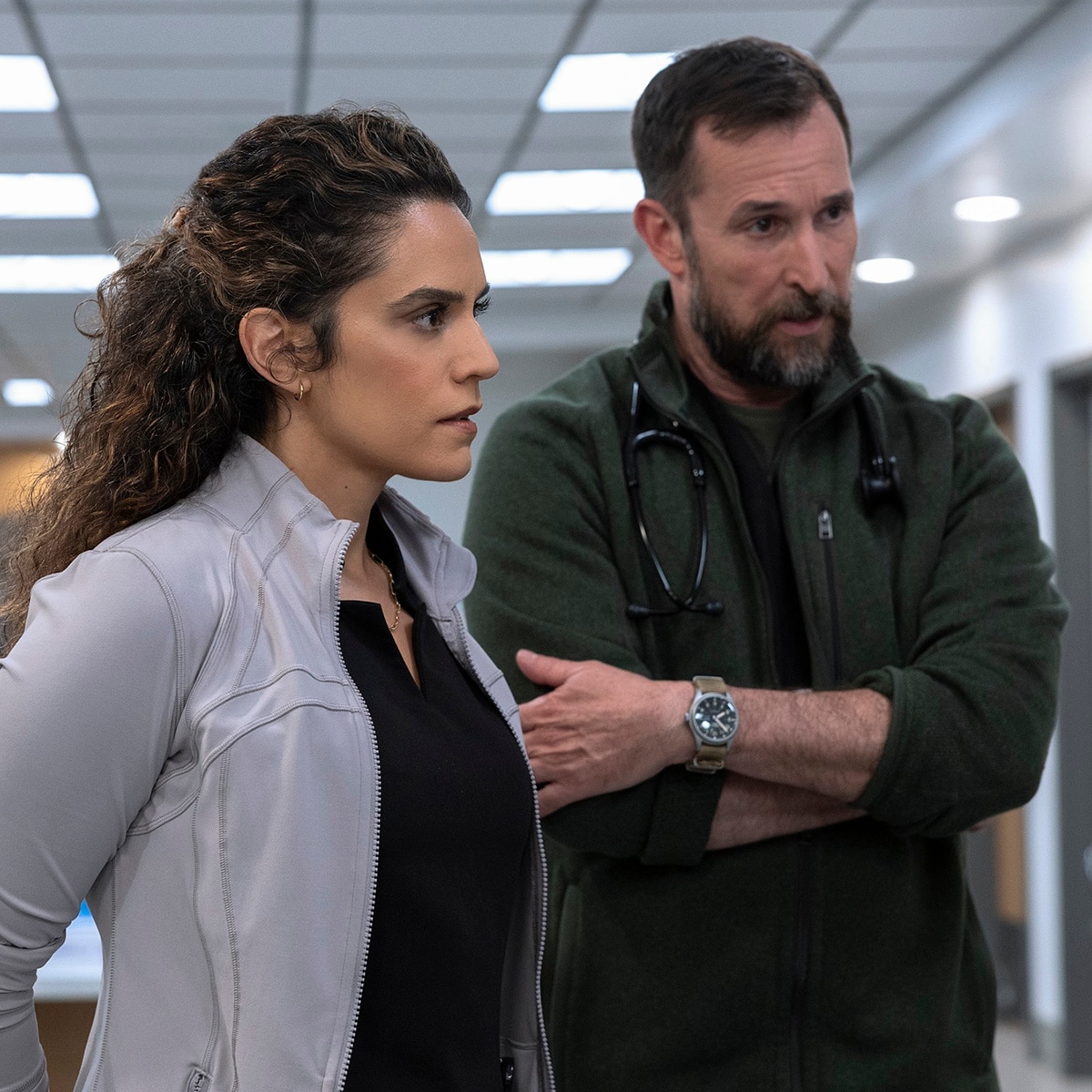 Sepideh Moafi, Noah Wyle, The Pitt