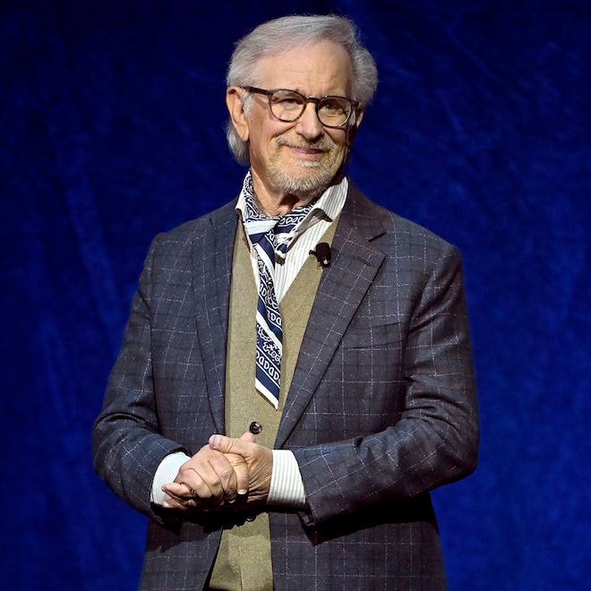 Steven Spielberg speaks during CinemaCon 2026