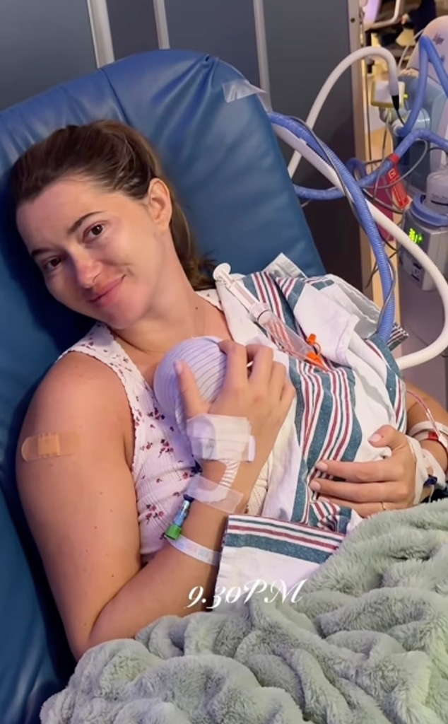 Madeleine White and baby girl Juliette