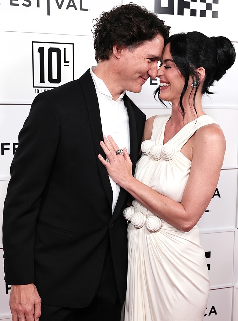 Katy Perry and Justin Trudeau attend the 2026 Tribeca Film Festival