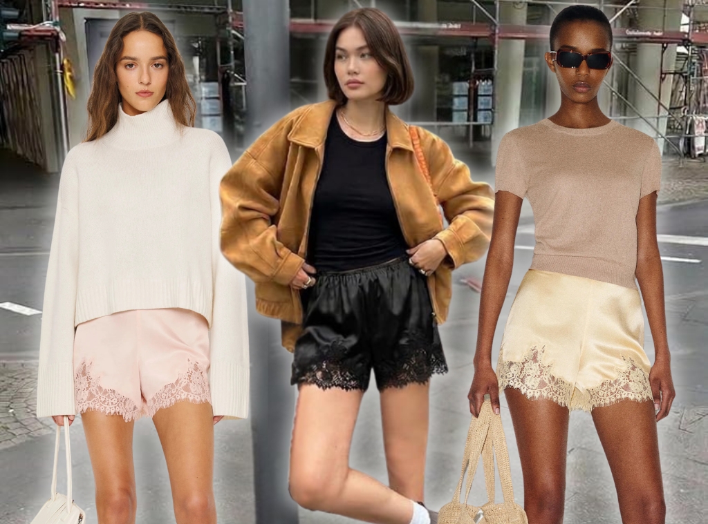 Silky Lace Shorts Are The Hottest New Trend on TikTok, & They're Perfect For The Summer