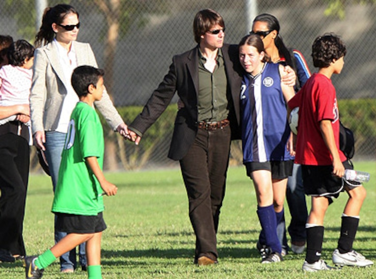 Tom Cruise, Katie Holmes, Isabella Cruise