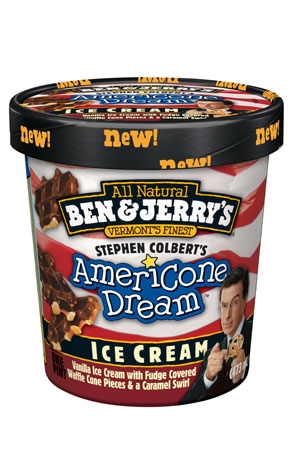 Ben & Jerry's Stephen Colbert ice cream